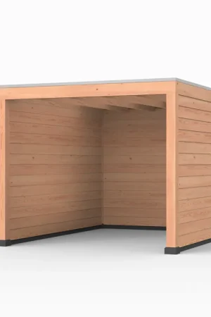 Douglas overkapping, 300 x 400, met achterwand en twee zijwanden, Westwood Elegant Speciale Aanbieding